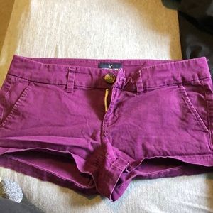 Purple shorts